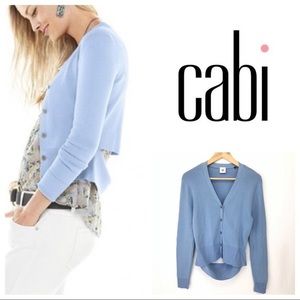CAbi Ocean Breeze Cut Out Cardigan